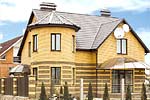 Фото дома из жёлтого кирпича
